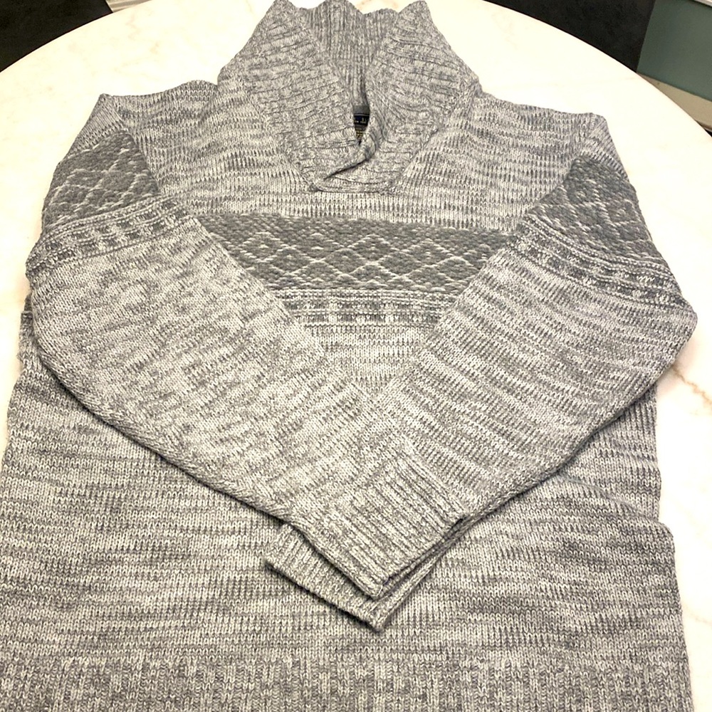 Park Slope Shawl Neck Gray Sweater -size 2XL